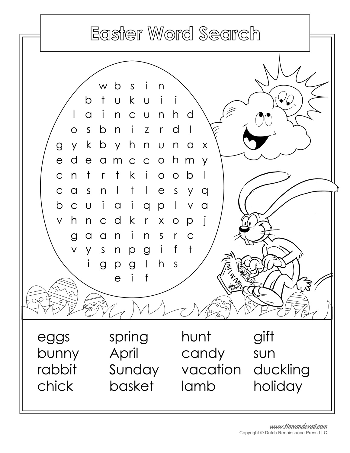 Free Religious Easter Crossword Puzzles