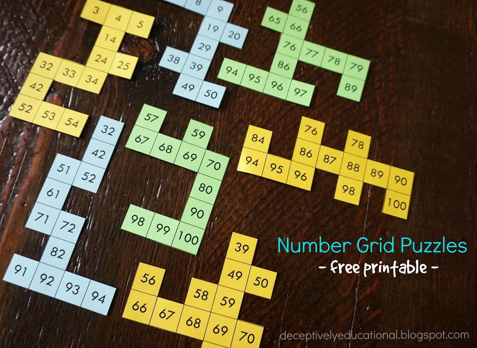 Crossword Puzzles With Numbers Printable