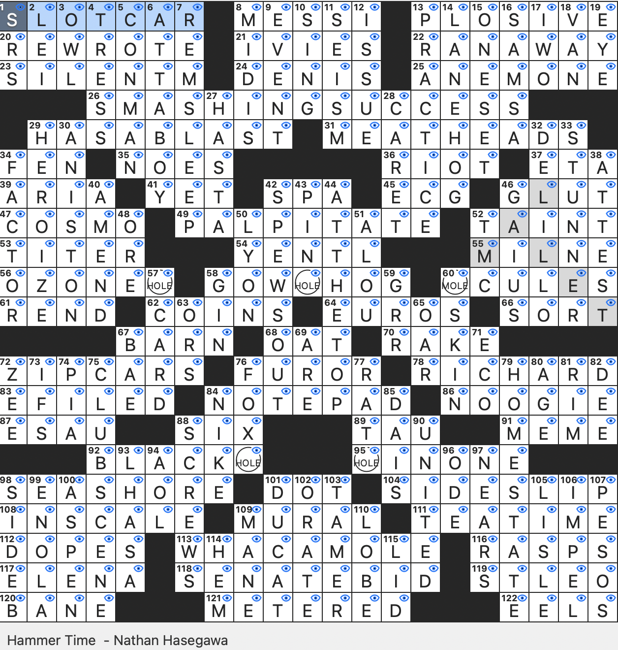 New York Times Crosswords Puzzles