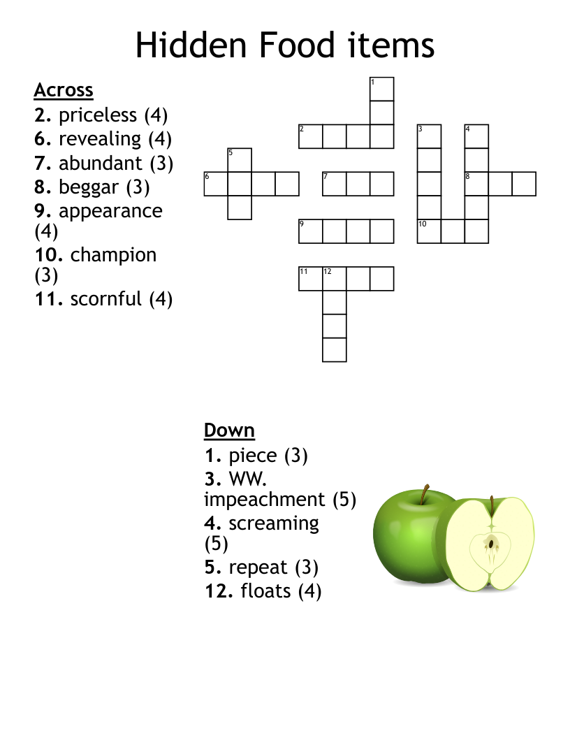 Solve The Riddle Crossword WordMint