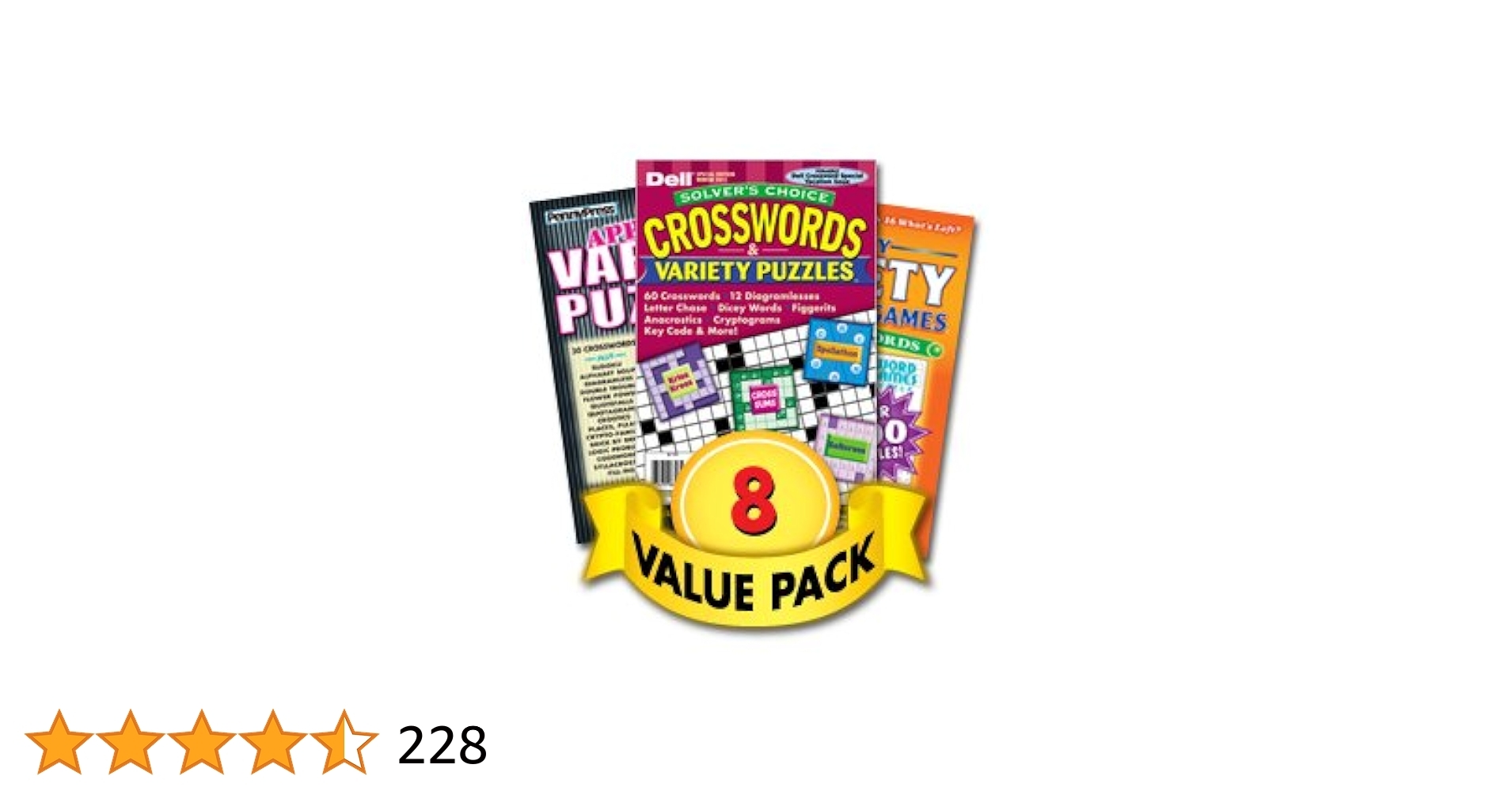 Dell Magazines Crossword Puzzles Value Pack