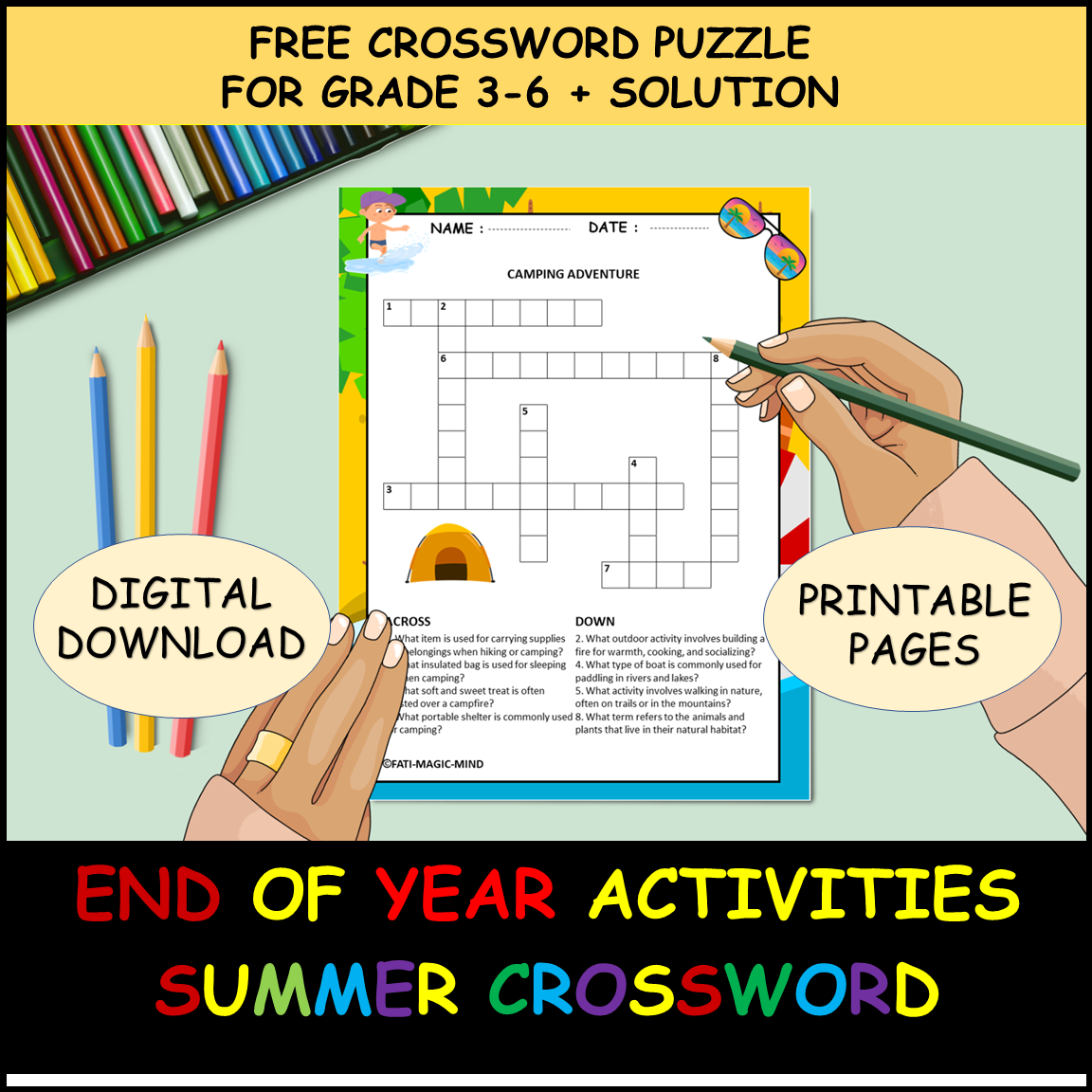 Free Crossword Puzzles With Pictures