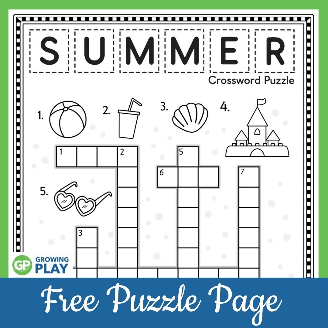Kids Crossword Puzzles Free Pdf