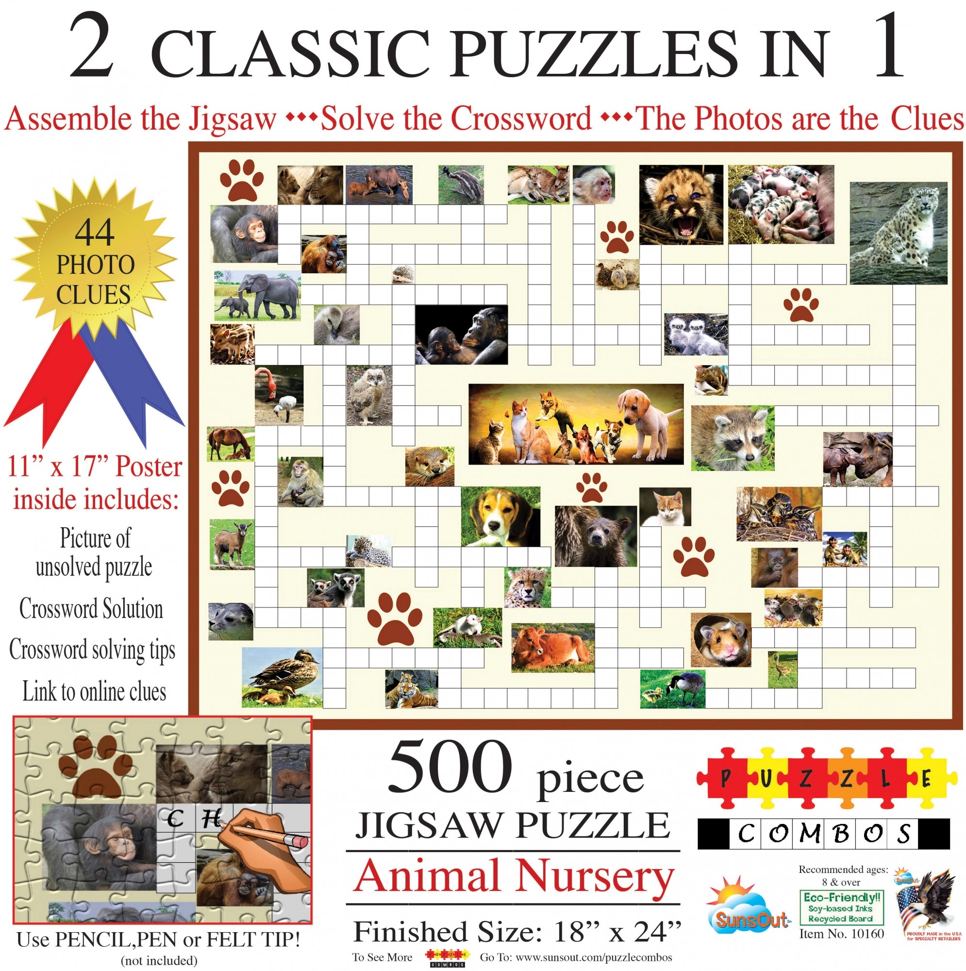 Sunsout 10160 Animal Nursery Planktown Hardware More