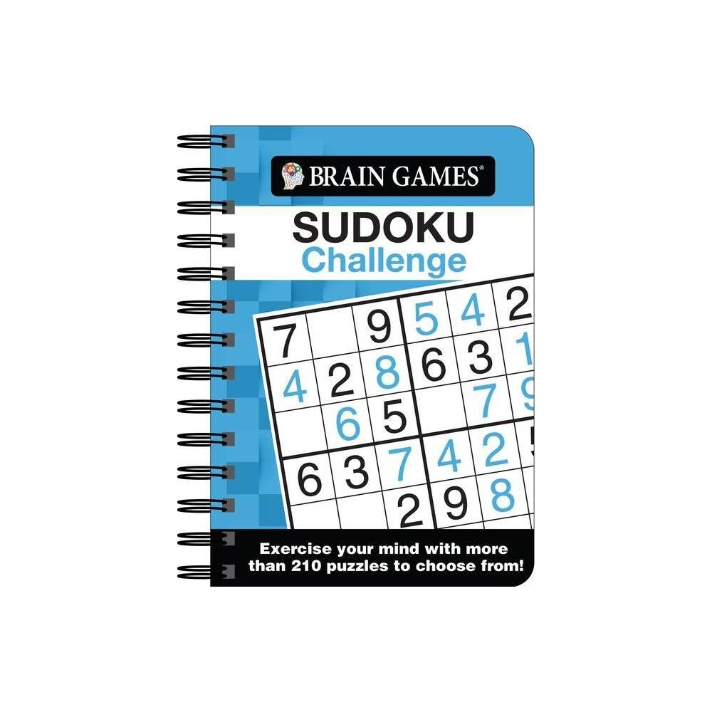 TARGET Brain Games To Go Sudoku Challenge By Publications International Ltd Brain Games Spiral Bound Mission Valley