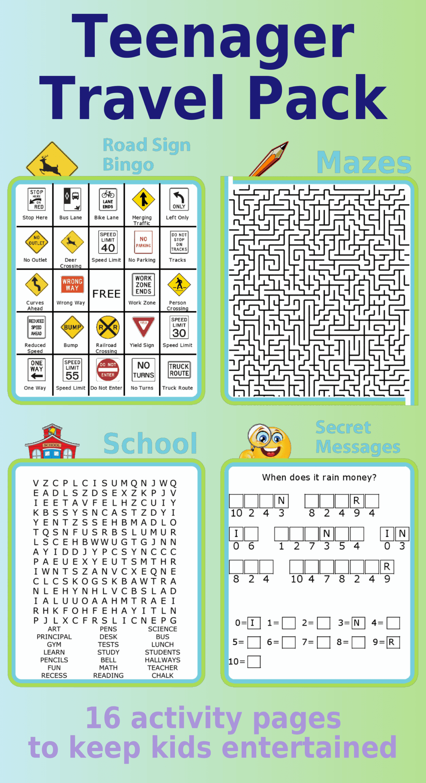 Crossword Puzzles For Teens Pdf