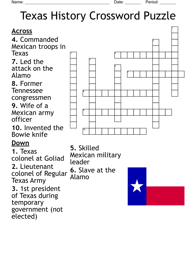History Crossword Puzzles Pdf