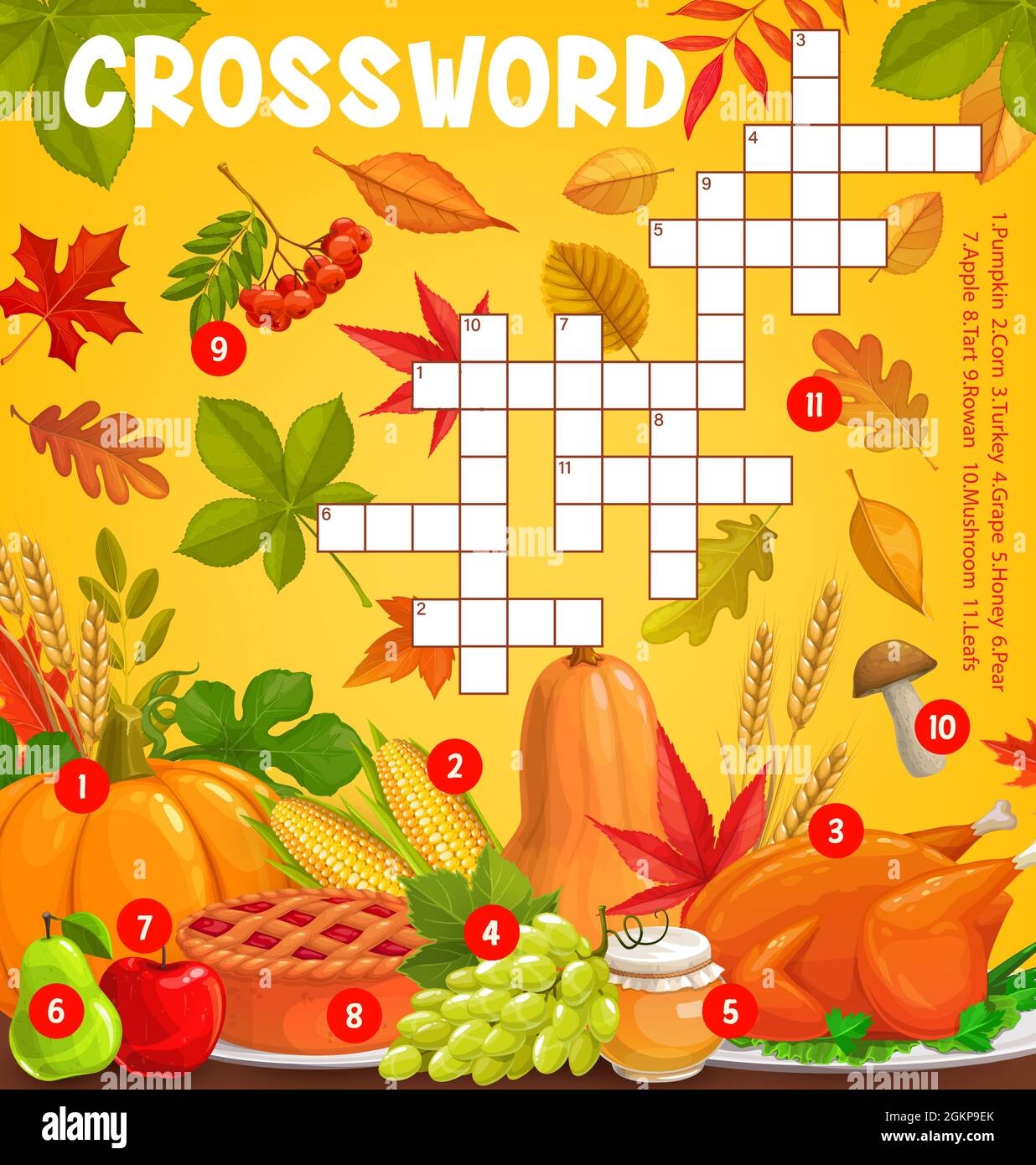 Crossword Puzzles For Thanksgiving