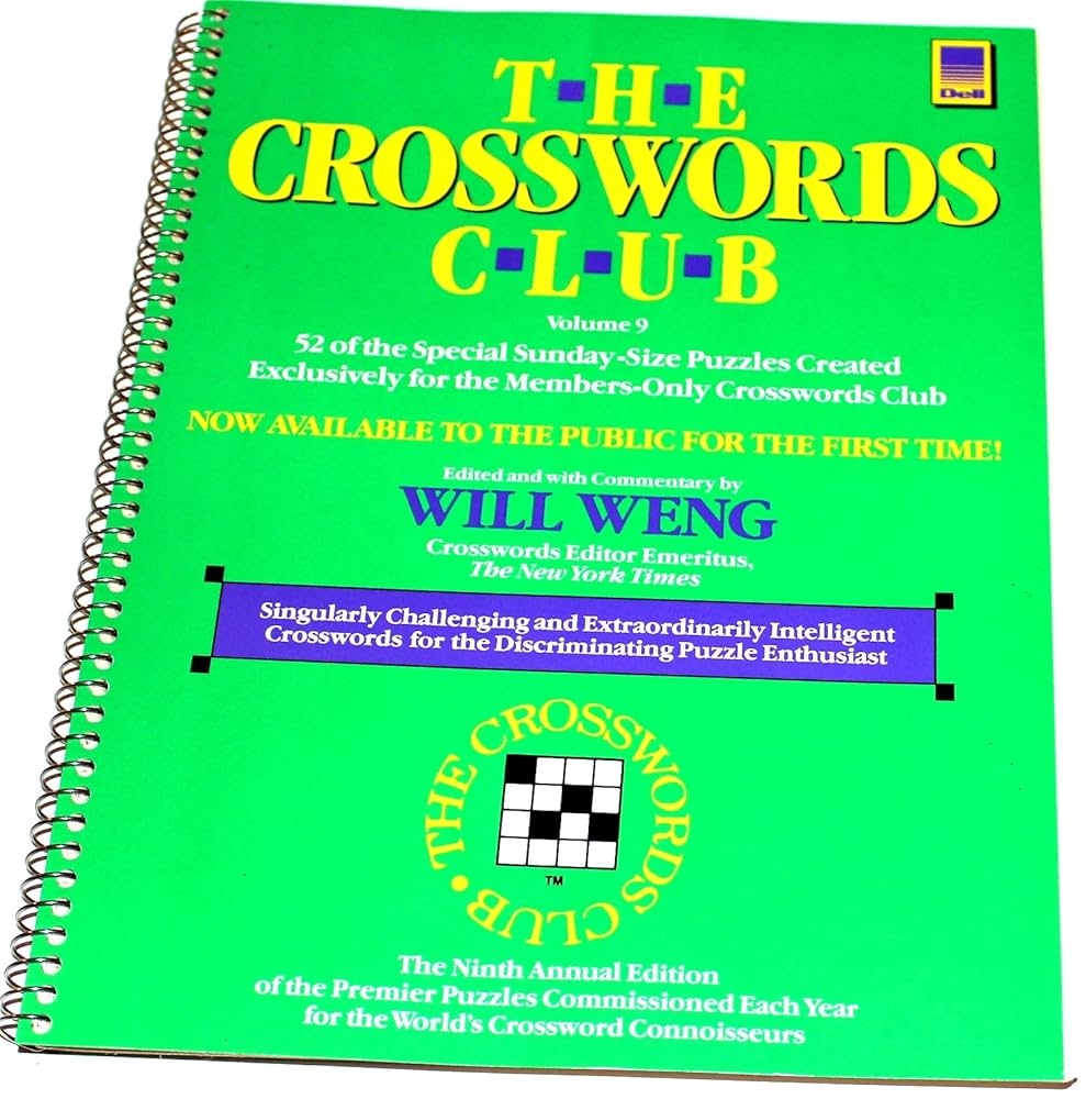 The Crosswords Club Volume 9 Weng Will 9780440502562 Amazon Books