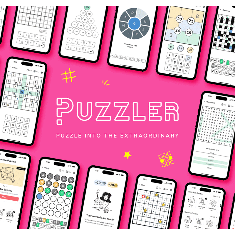 The New Puzzler App Has Launched