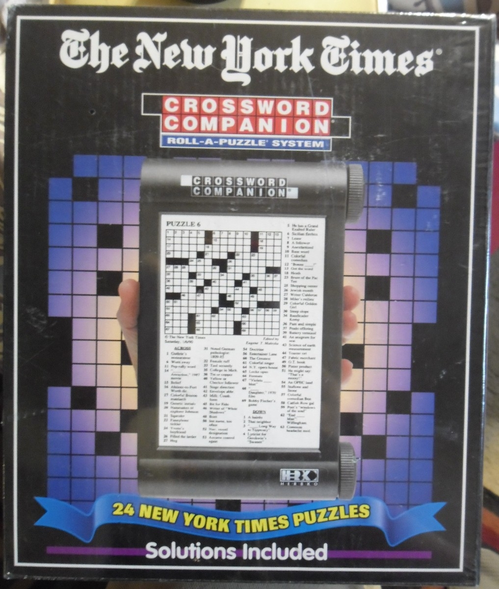 The New York Times Crossword Companion Roll A Puzzle System NOS In Shrink EBay