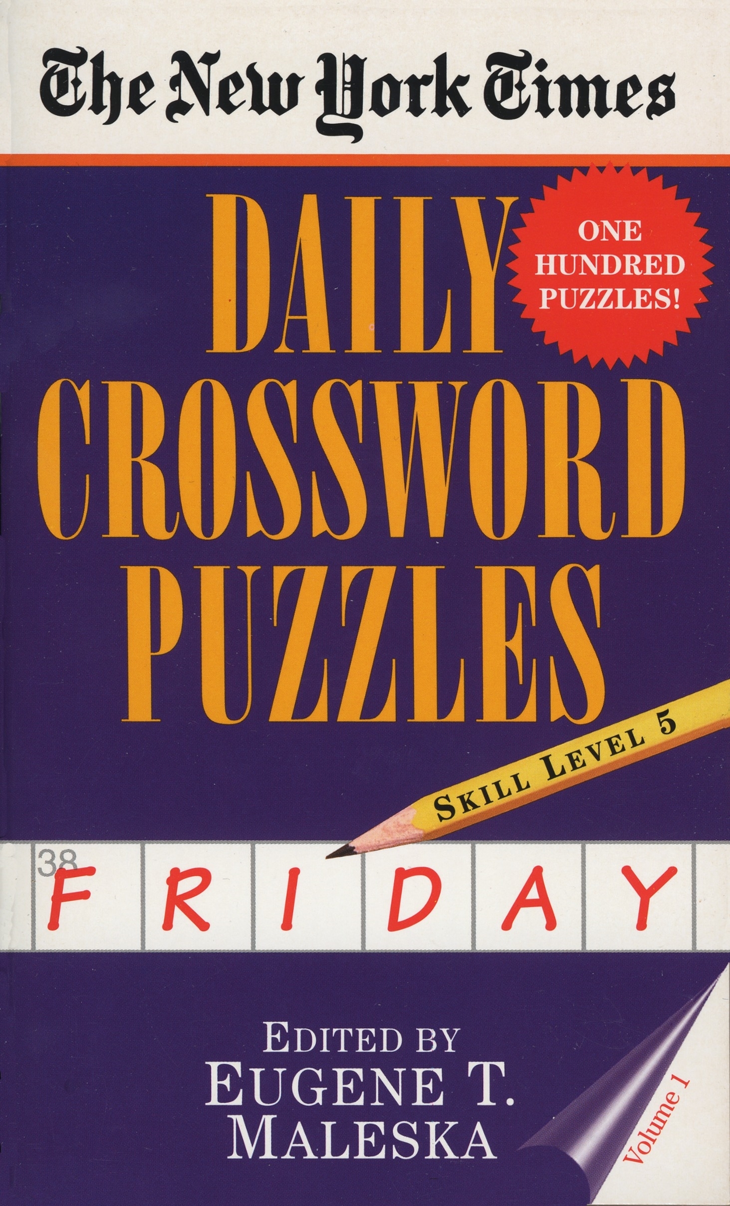 the new york times daily crossword puzzles friday volume 1 by the new york times penguin books new zealand