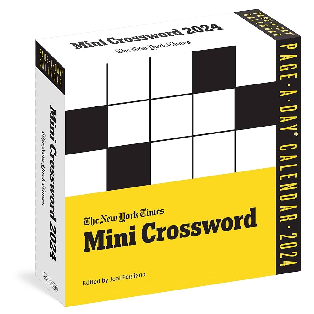 The New York Times Mini Crossword Page A Day Calendar 2024 For Crossword Beginners And Puzzle Pros Workman Calendars Fagliano Joel 9781523518876 Amazon Books