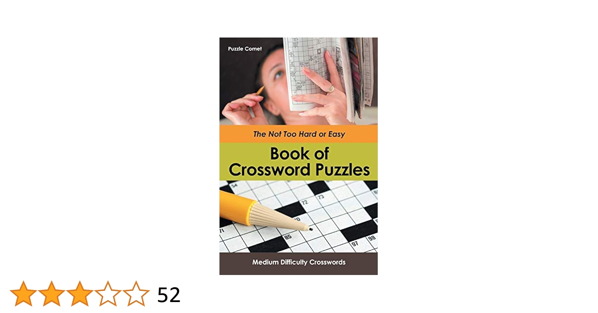 The Not Too Hard Or Easy Book Of Crossword Puzzles Medium Difficulty Crosswords Comet Puzzle 9781683213451 Amazon Books