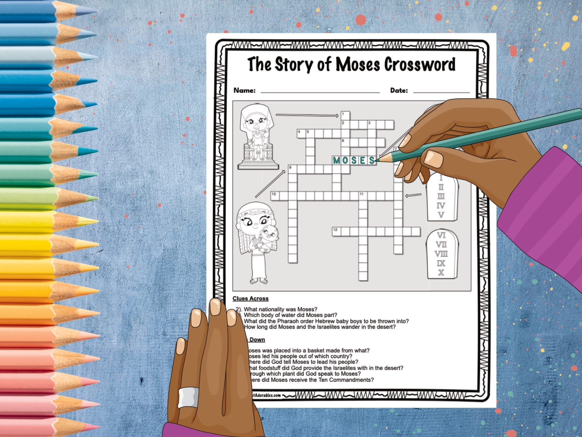 Bible Crossword Puzzles Printable Pdf
