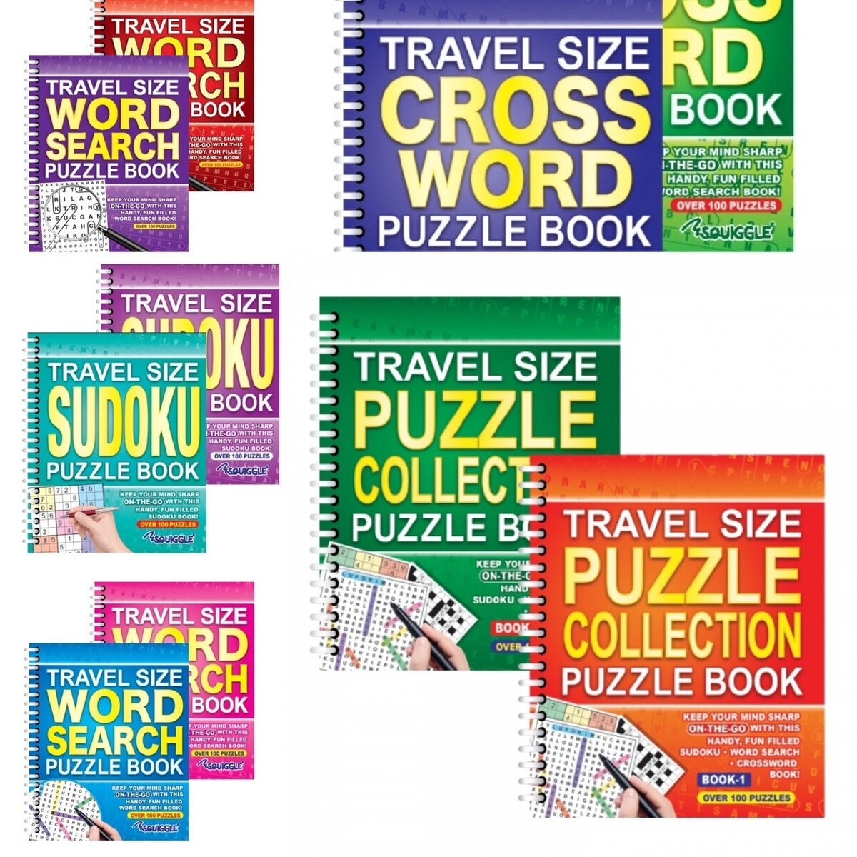 TRAVEL WORDSEARCH CROSSWORD SUDOKU PUZZLE COLLECTION 2 BOOKS PER SET EBay