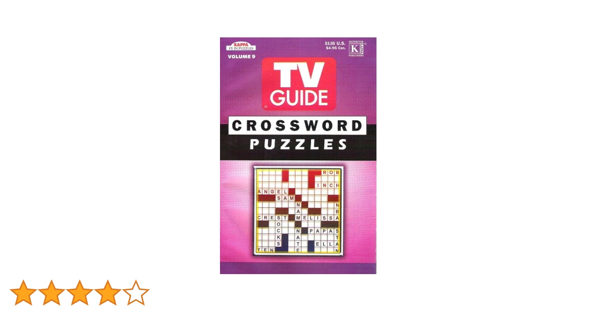 Tv Guide Book 1999 Crossword Puzzles