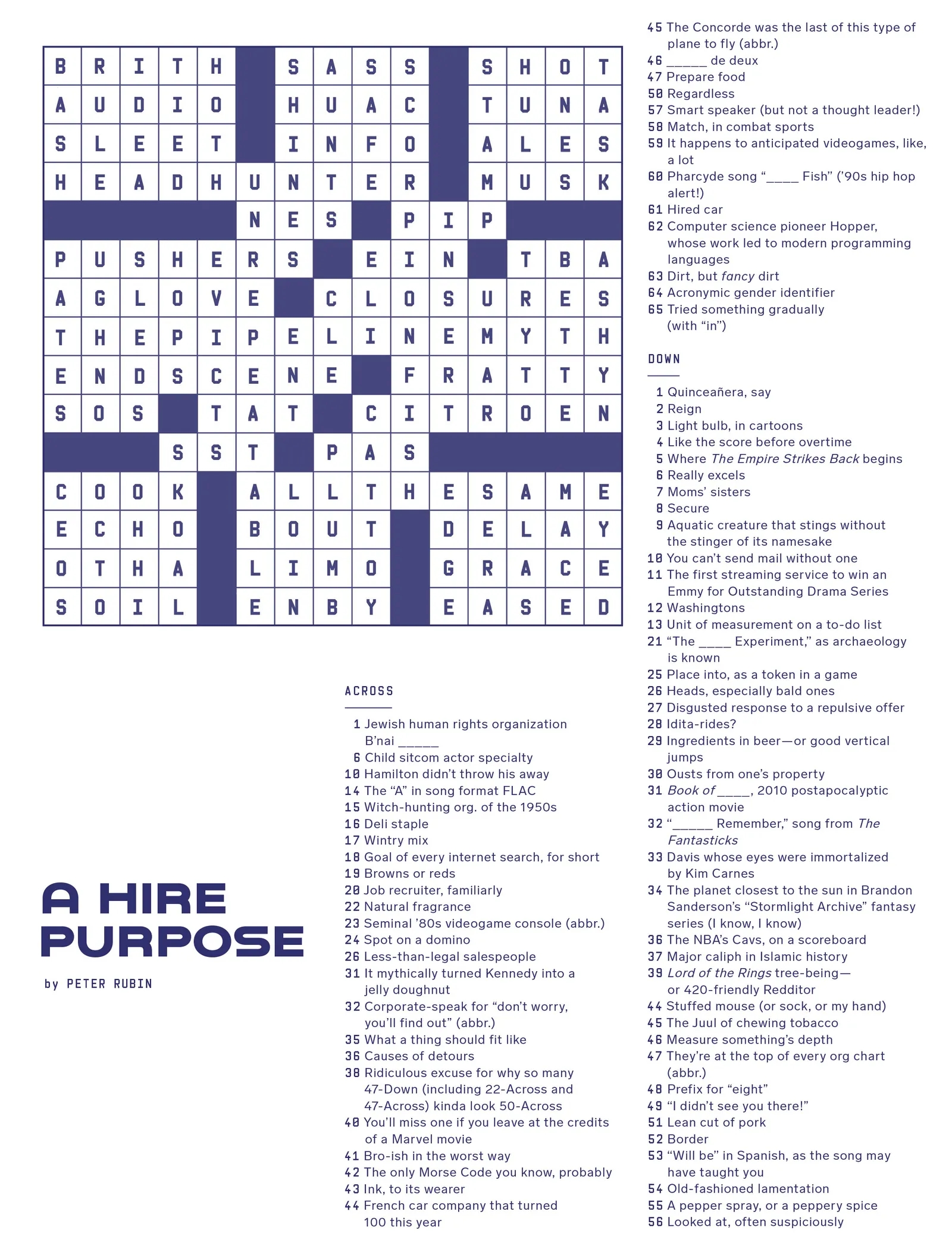 Upstart Crossword Puzzle Builders Get Their Point Across and Down WIRED