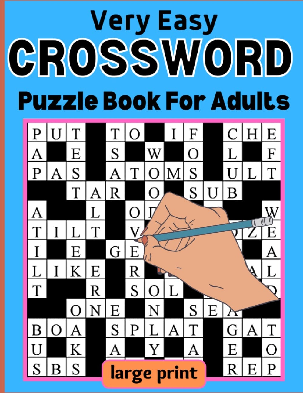 Very Easy Large Print Crossword Puzzle Book For Adults Crossword Desertcart Seychelles