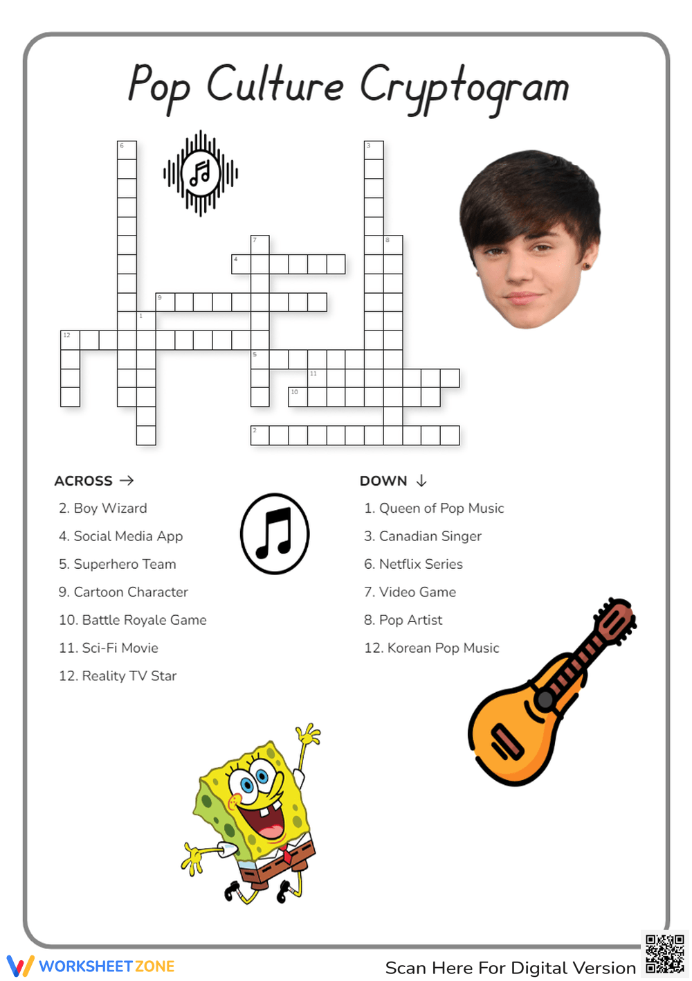Vox Pop Culture Crosswords 80 Puzzles For Curious Minds Vox Worksheets Library