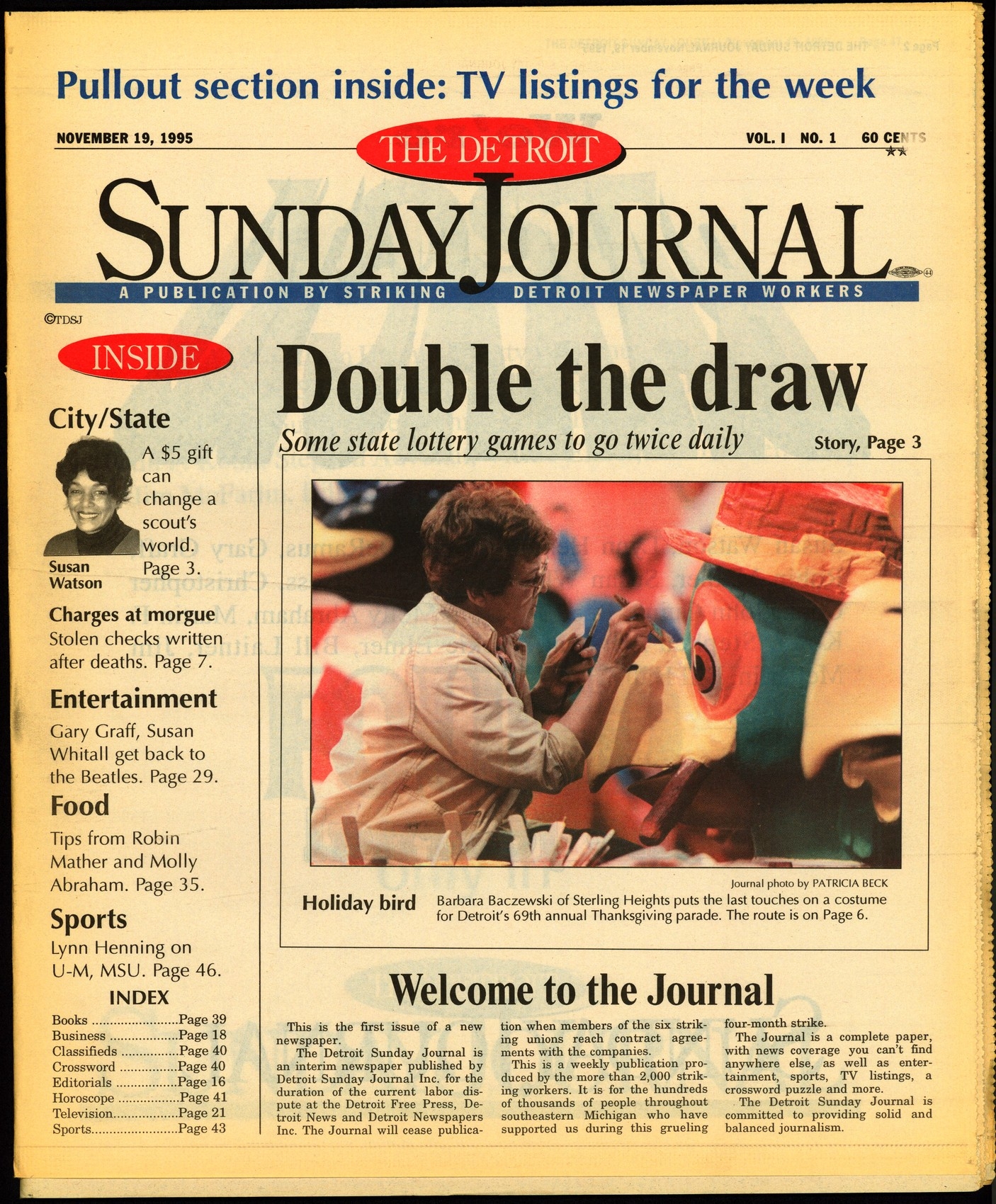 Wayne State University Libraries Launch Digital Collection Of Detroit Sunday Journal Today Wayne Wayne State University
