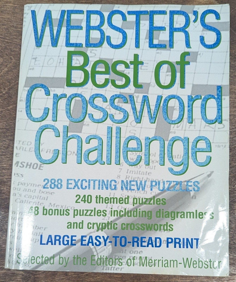 A Good Challenge For Crossword Puzzles