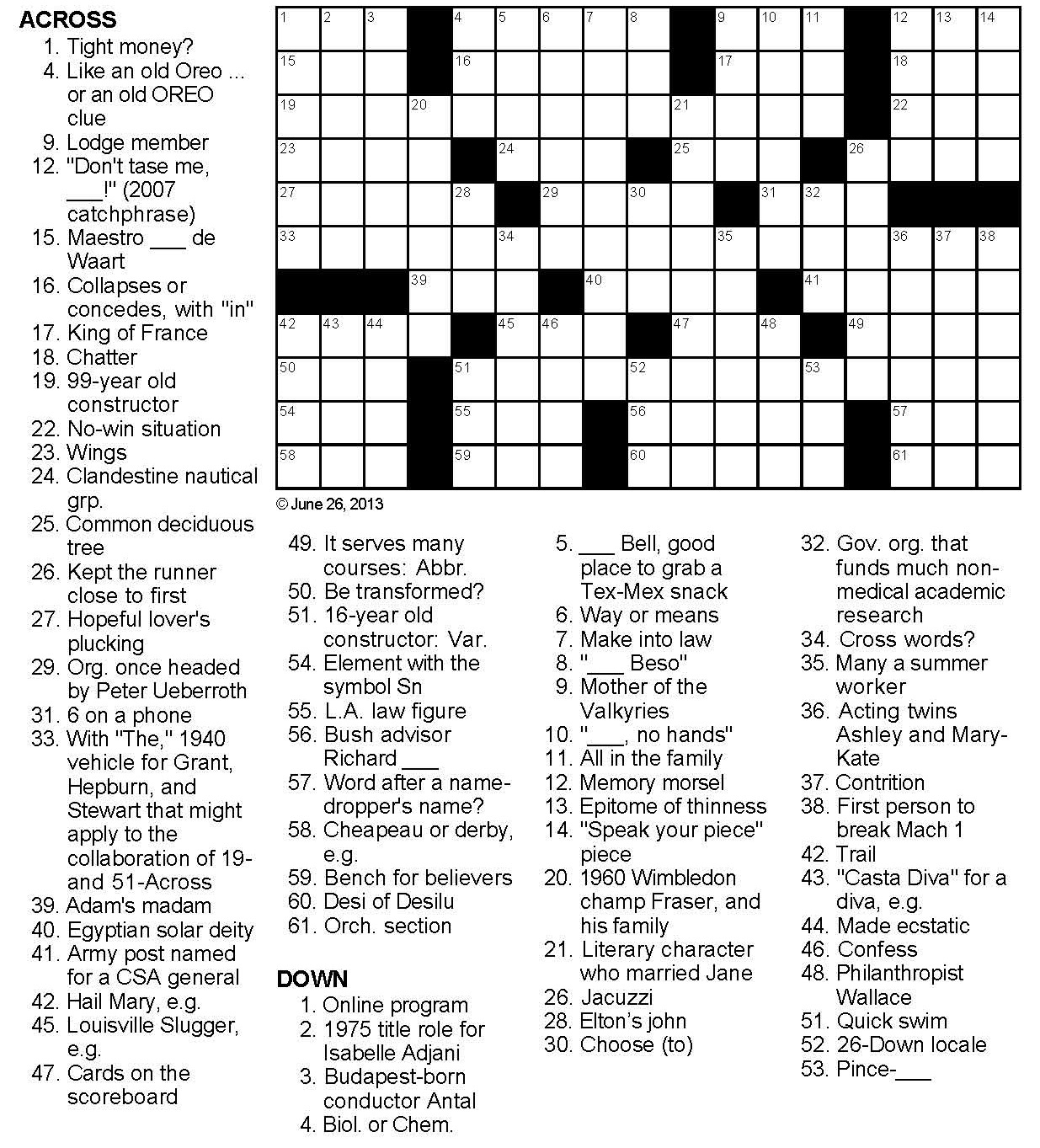 What s The Difference Crossword Puzzle