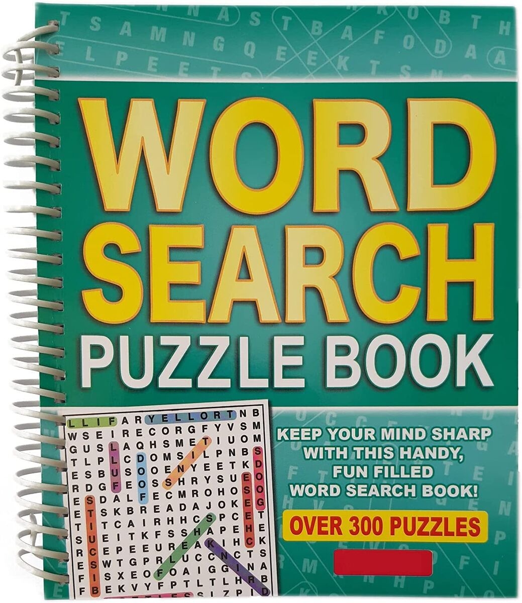 Spiral Bound Crossword Puzzles For Adults