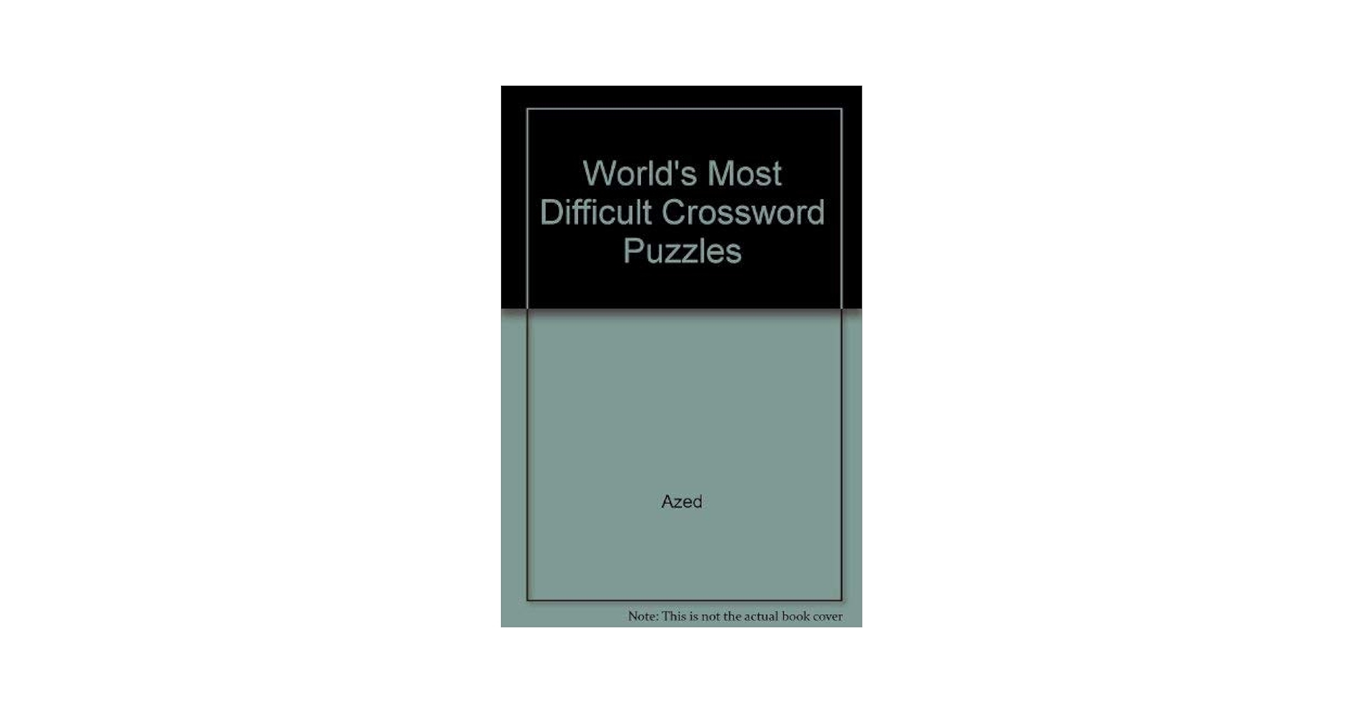 Very Difficult Crossword Puzzles