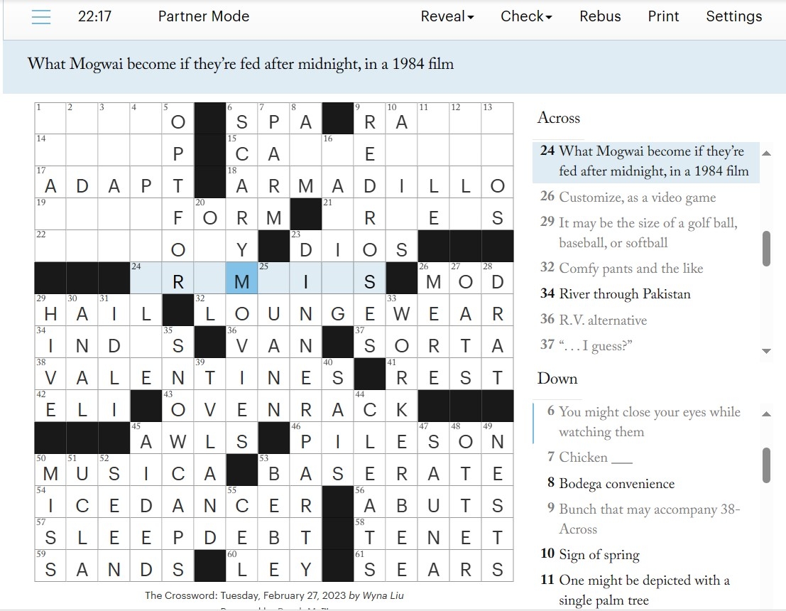 You re Not Wasting Time Right Unless You re Doing Crosswords The Blue Gold